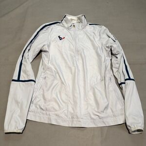 Nike Golf Houston Texan Women White Quarter 1/4 Zip Pullover Jacket NFL-S-6679